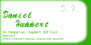 daniel huppert business card